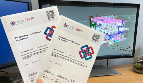 Získání certifikátu buildingSMART